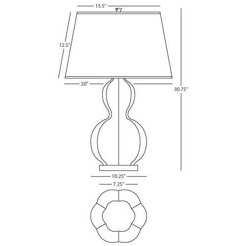 Lamp in Grey-Black by Jeid Studio