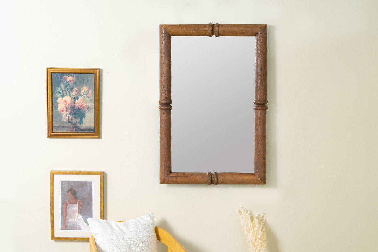 Mirror in Natural-Brown by Jeid Studio