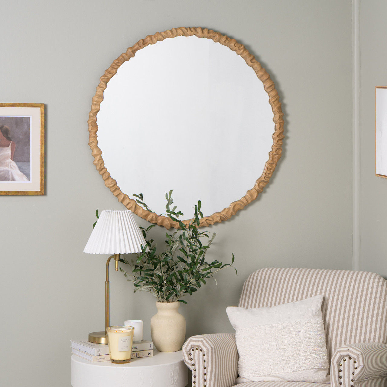 Mirror in Natural-Brown by Jeid Studio
