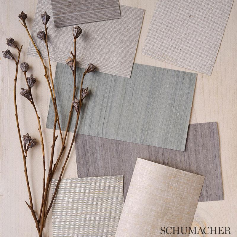 Wallpaper in Grey-Black by Jeid Studio