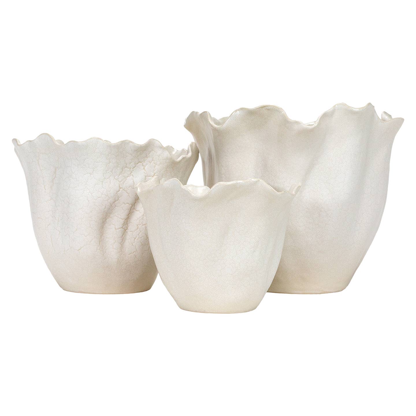 Planter in White-Ivory by Jeid Studio