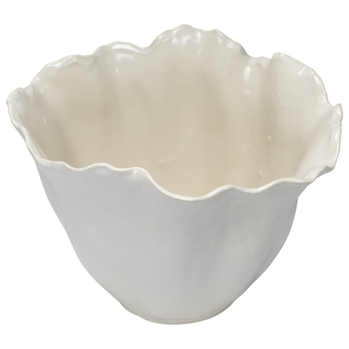 Planter in White-Ivory by Jeid Studio