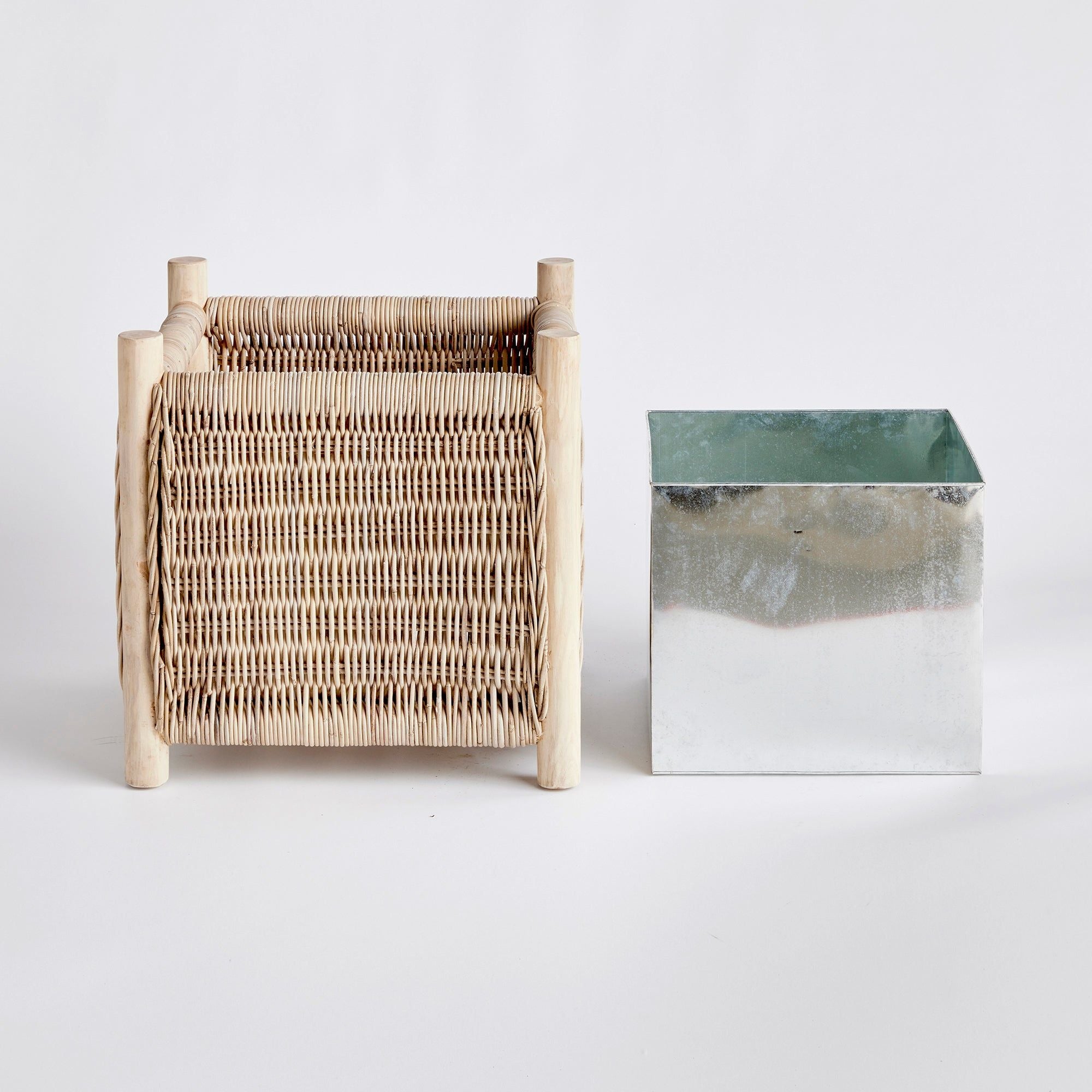 Planter in Natural-Brown by Jeid Studio