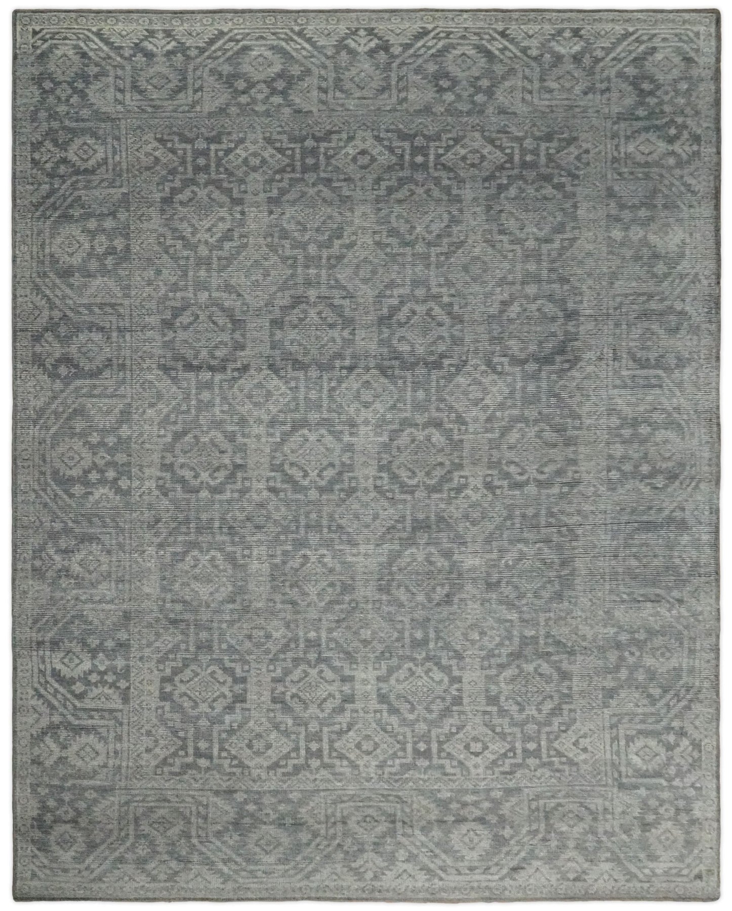 Rug in Grey-Black by Jeid Studio