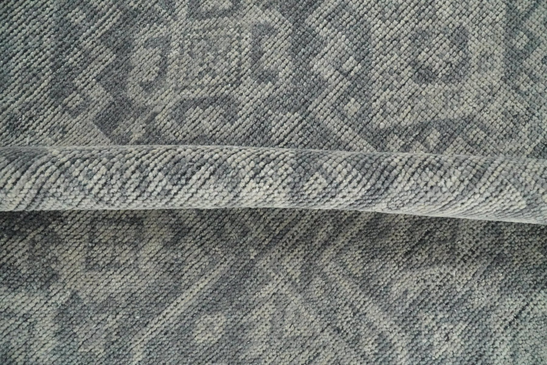 Rug in Grey-Black by Jeid Studio