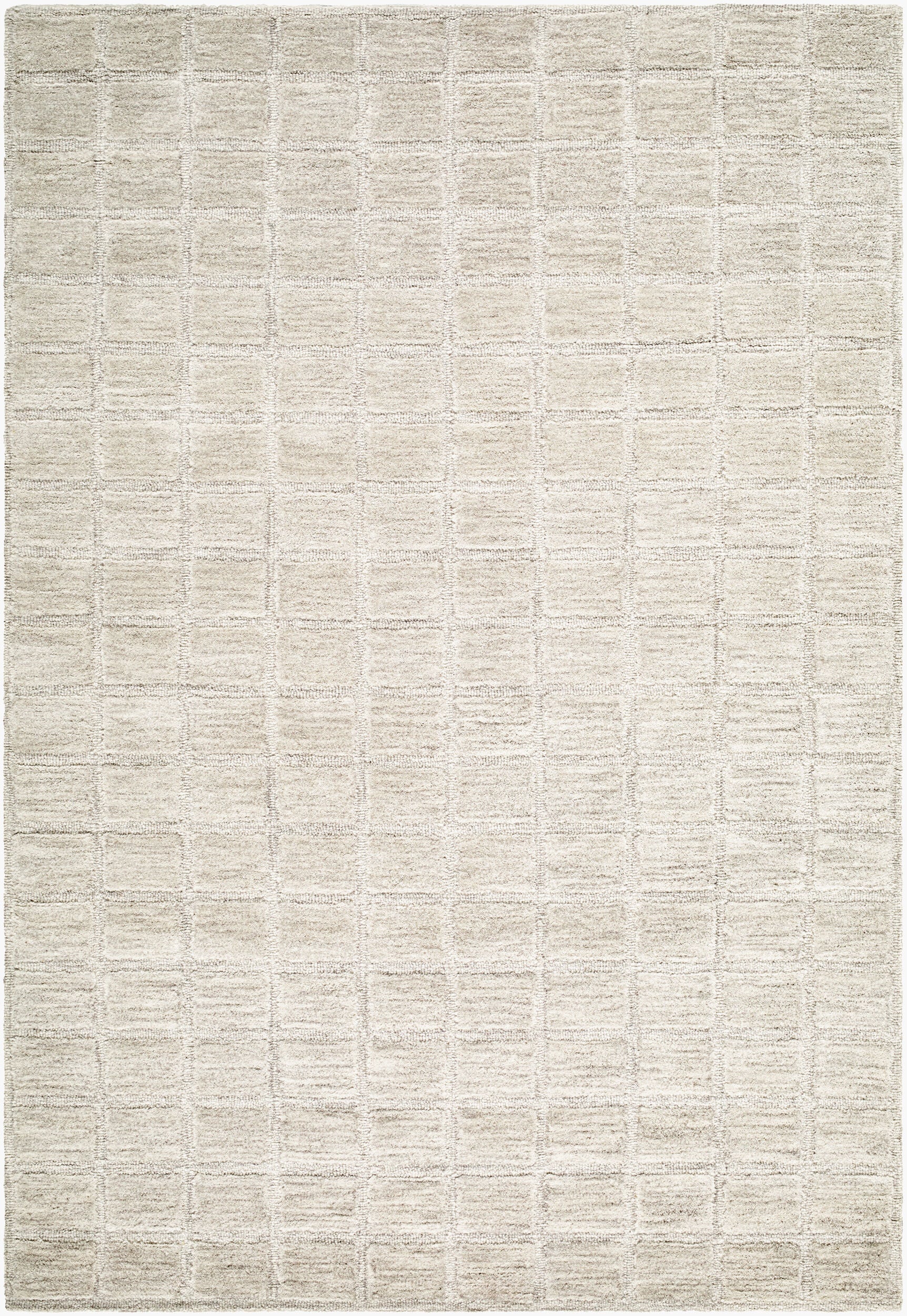 Rug in White-Ivory by Jeid Studio