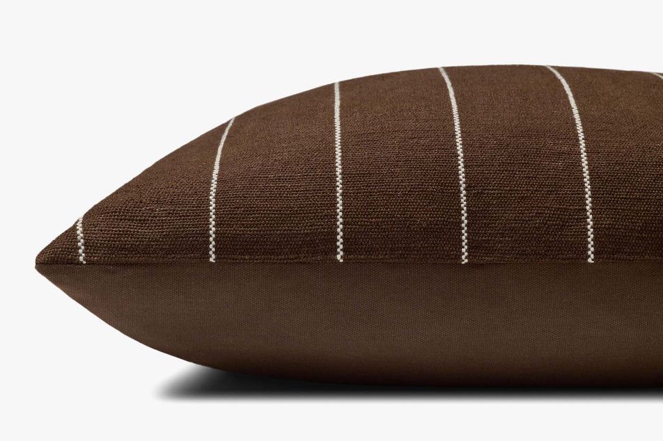 Throw Pillow in Natural-Brown by Jeid Studio