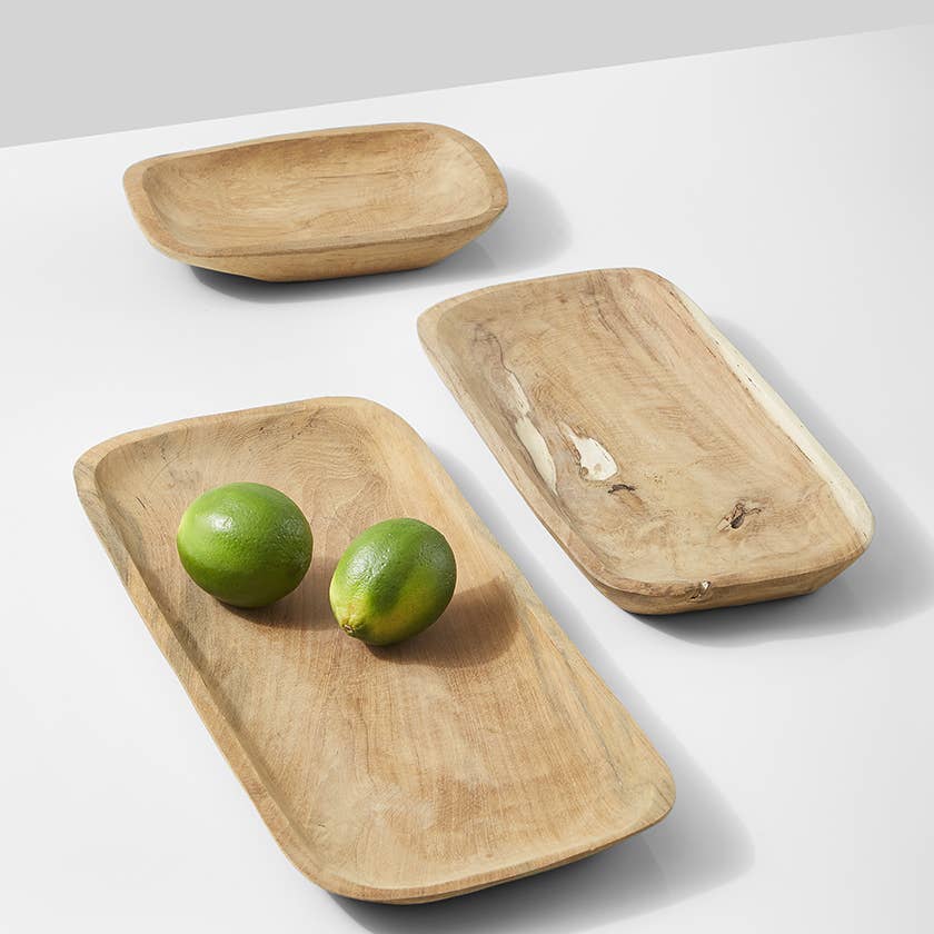 Tray in Natural-Brown by Jeid Studio