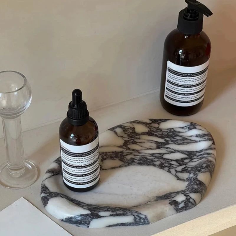 Tray in Grey-Black and White-Ivory by Jeid Studio