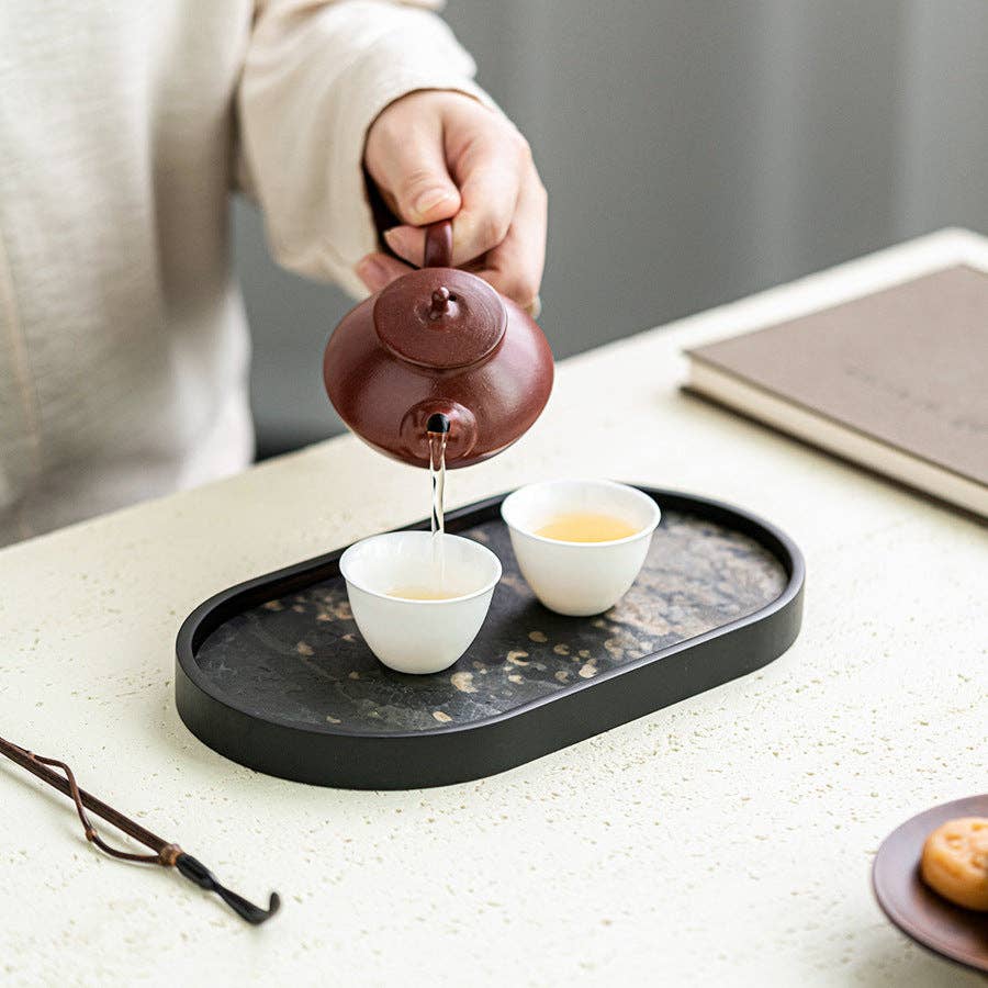 Tray in Grey-Black by Jeid Studio