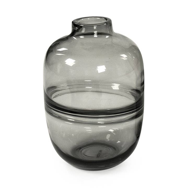 Vase in Grey-Black by Jeid Studio