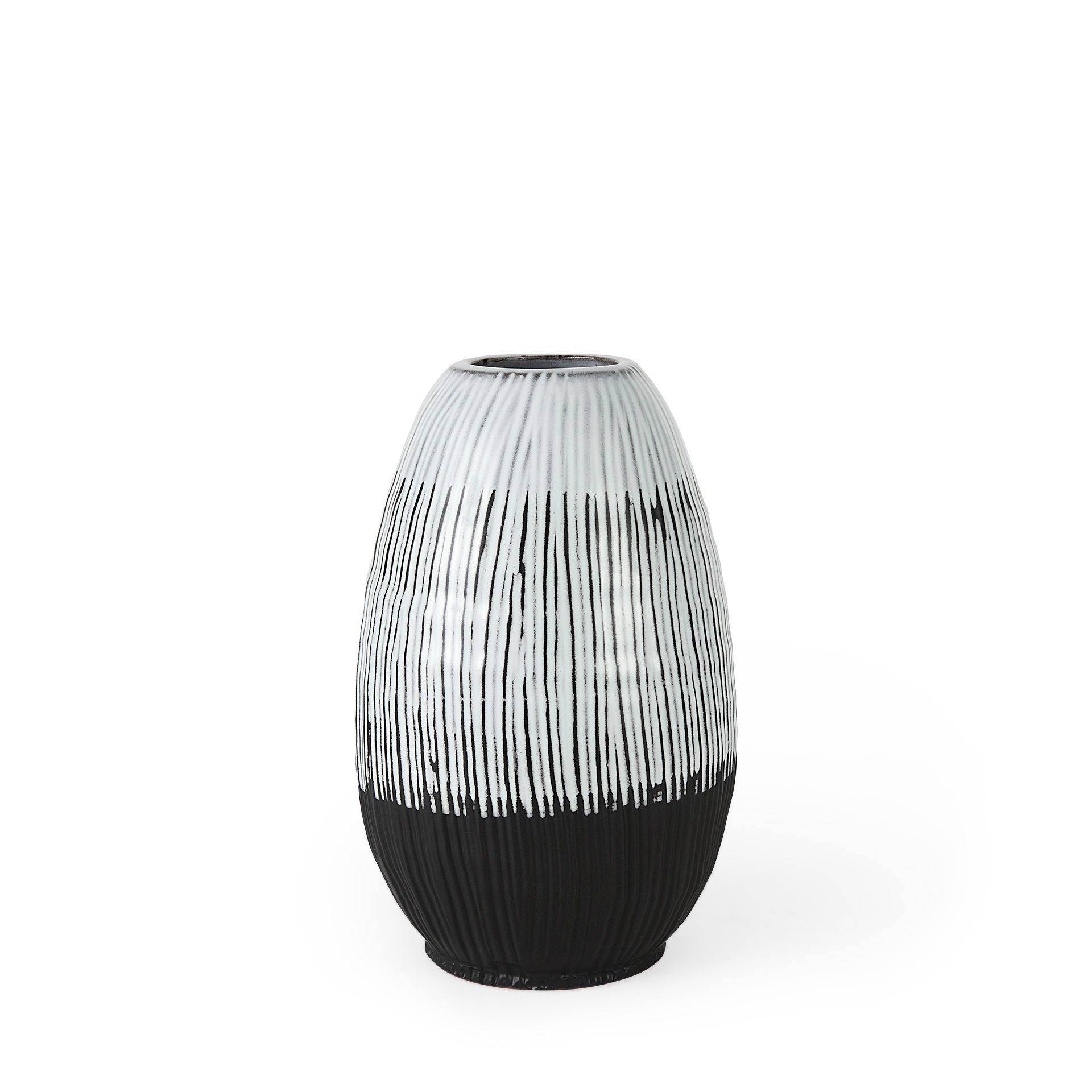 Vase in Grey-Black by Jeid Studio