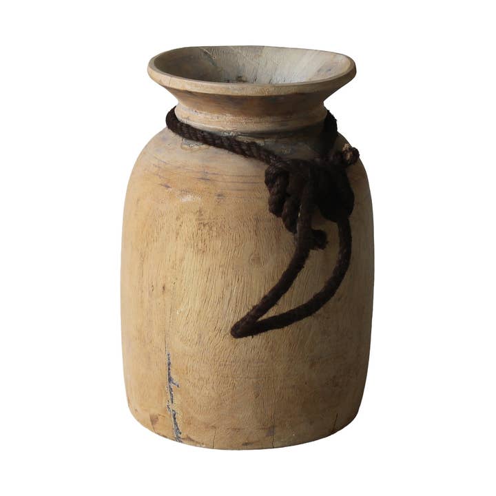 Vase in Natural-Brown by Jeid Studio